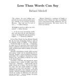 خرید و دانلود نسخه کامل کتاب Less Than Words Can Say