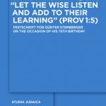 خرید و دانلود نسخه کامل کتاب “Let the Wise Listen and Add to Their Learning” (Prov 1:5): Festschrift for Günter Stemberger on the Occasion of his 75th Birthdayhday