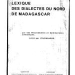 خرید و دانلود نسخه کامل کتاب Lexique des dialectes du Nord de Madagascar