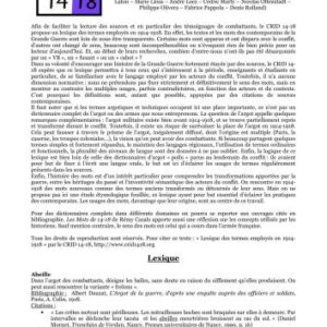 خرید و دانلود نسخه کامل کتاب Lexique des termes employés en 1914-1918