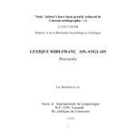 خرید و دانلود نسخه کامل کتاب Lexique hədi-français-anglais