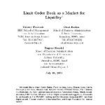 خرید و دانلود نسخه کامل کتاب Limit Order Book As A Market For Liquidity