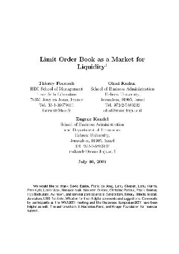 خرید و دانلود نسخه کامل کتاب Limit Order Book As A Market For Liquidity_68c87d7e7f726.jpeg خرید و دانلود نسخه کامل کتاب Limit Order Book As A Market For Liquidity