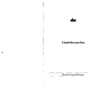 خرید و دانلود نسخه کامل کتاب Lingüística quechua (Quechuan Linguistics)