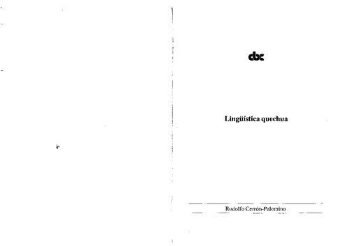 خرید و دانلود نسخه کامل کتاب Lingüística quechua (Quechuan Linguistics)_68c50afb16aa5.jpeg خرید و دانلود نسخه کامل کتاب Lingüística quechua (Quechuan Linguistics)