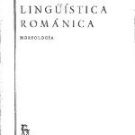 خرید و دانلود نسخه کامل کتاب Lingüística Románica , tomo II : Morfología ( Romance Linguistics )