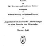 خرید و دانلود نسخه کامل کتاب Linguistisch-kulturhistorische Untersuchungen aus dem Bereiche des Albanischen