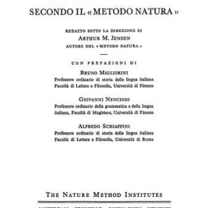 خرید و دانلود نسخه کامل کتاب L’Italiano secondo il Metodo Natura