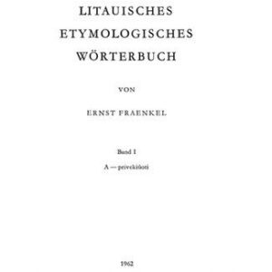خرید و دانلود نسخه کامل کتاب Litauisches etymologisches Wörterbuch, Bd. 1-2