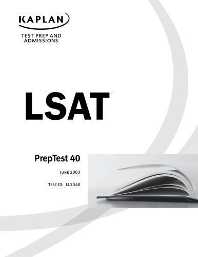 خرید و دانلود نسخه کامل کتاب LSAT PrepTest 40_68bf419805313.jpeg خرید و دانلود نسخه کامل کتاب LSAT PrepTest 40