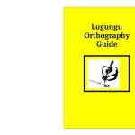 خرید و دانلود نسخه کامل کتاب Lugungu Orthography Guide