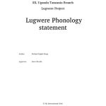 خرید و دانلود نسخه کامل کتاب Lugwere Phonology statement