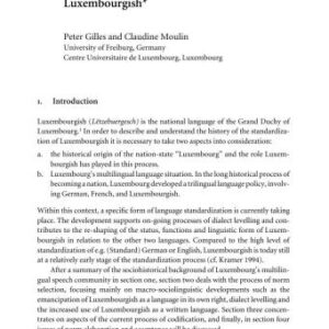 خرید و دانلود نسخه کامل کتاب Luxembourgish (Language Standardization)