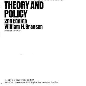 خرید و دانلود نسخه کامل کتاب Macroeconomic Theory and Policy