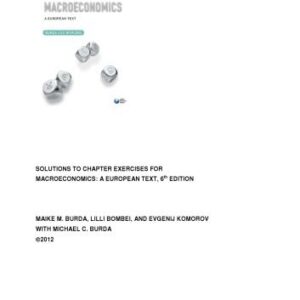 خرید و دانلود نسخه کامل کتاب Macroeconomics: A European Text – Solutions