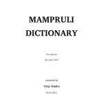 خرید و دانلود نسخه کامل کتاب Mampruli dictionary
