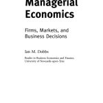 خرید و دانلود نسخه کامل کتاب Managerial Economics: Firms, Markets, and Business Decisions