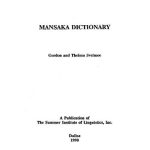 خرید و دانلود نسخه کامل کتاب Mansaka Dictionary