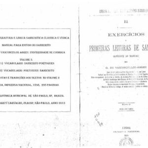 خرید و دانلود نسخه کامل کتاب Manual de sámscrito + 3 vocabularios