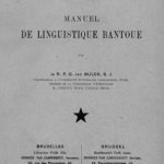 خرید و دانلود نسخه کامل کتاب Manuel de linguistique bantoue