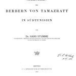 خرید و دانلود نسخه کامل کتاب Märchen der Berben von Tamazratt in Südtunisien