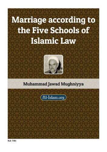خرید و دانلود نسخه کامل کتاب Marriage according to the Five Schools of Islamic Law_68cd17c116cff.jpeg خرید و دانلود نسخه کامل کتاب Marriage according to the Five Schools of Islamic Law