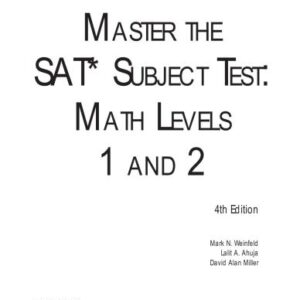 خرید و دانلود نسخه کامل کتاب Master the SAT Subject Test-Math. Level 1 and 2