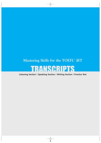 خرید و دانلود نسخه کامل کتاب Mastering Skills for the TOEFL iBT – Transcripts_68c3c40f5d44e.jpeg خرید و دانلود نسخه کامل کتاب Mastering Skills for the TOEFL iBT – Transcripts
