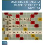 خرید و دانلود نسخه کامل کتاب Materiales para la clase de ELE 2011. Nivel B1