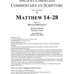خرید و دانلود نسخه کامل کتاب Matthew 14-28