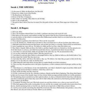 خرید و دانلود نسخه کامل کتاب Meanings of the Holy Qur’an
