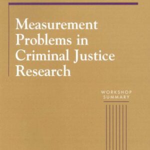 خرید و دانلود نسخه کامل کتاب Measurement Problems in Criminal Justice Research