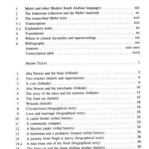 خرید و دانلود نسخه کامل کتاب Mehri texts from Oman: based on the field materials of T.M. Johnstone