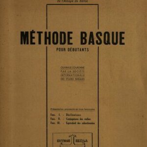 خرید و دانلود نسخه کامل کتاب Méthode basque pour débutants. Fascicule I: Les déclinaisons
