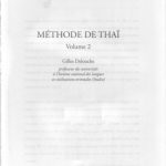 خرید و دانلود نسخه کامل کتاب Méthode de thaï. Volume 2