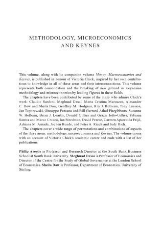 خرید و دانلود نسخه کامل کتاب Methodology, Microeconomics and Keynes_68c85e17779dd.jpeg خرید و دانلود نسخه کامل کتاب Methodology, Microeconomics and Keynes