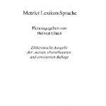خرید و دانلود نسخه کامل کتاب Metzler Lexicon Sprache (DigiBib34)