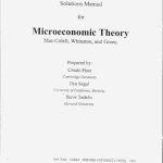خرید و دانلود نسخه کامل کتاب Microeconomic Theory – – Solutions Manual for Mas-Colell