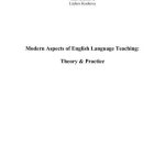 خرید و دانلود نسخه کامل کتاب Modern Aspects of English Language Teaching: Theory & Practice