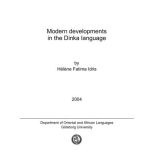 خرید و دانلود نسخه کامل کتاب Modern developments in Dinka language