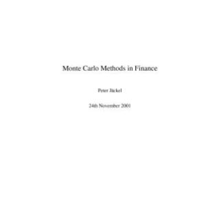 خرید و دانلود نسخه کامل کتاب Monte Carlo Methods in Finance