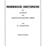 خرید و دانلود نسخه کامل کتاب Mordwinische Chrestomathie mit Glossar und grammatikalischem Abriss