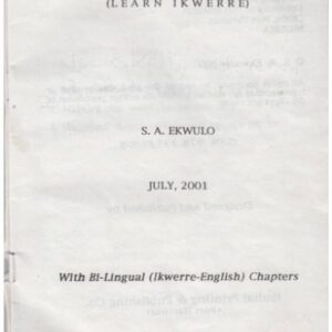 خرید و دانلود نسخه کامل کتاب Mụnya Ikwerre (Learn Ikwerre)