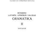 خرید و دانلود نسخه کامل کتاب Mūsdienu latviešu literārās valodas gramatika. II. sējums. Sintakse