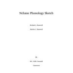 خرید و دانلود نسخه کامل کتاب Nchane Phonology Sketch
