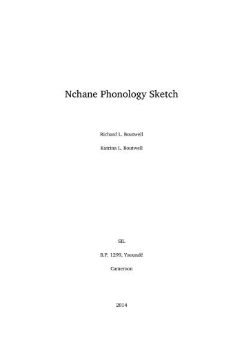 خرید و دانلود نسخه کامل کتاب Nchane Phonology Sketch_68bcb2ce53967.jpeg خرید و دانلود نسخه کامل کتاب Nchane Phonology Sketch