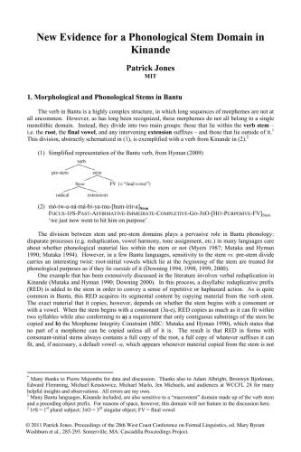 خرید و دانلود نسخه کامل کتاب New Evidence for a Phonological Stem Domain in Kinande_68b91d0904a7c.jpeg خرید و دانلود نسخه کامل کتاب New Evidence for a Phonological Stem Domain in Kinande