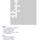 خرید و دانلود نسخه کامل کتاب New Headway Elementary Crossword. Unit 01