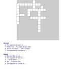 خرید و دانلود نسخه کامل کتاب New Headway Elementary Crossword. Unit 02