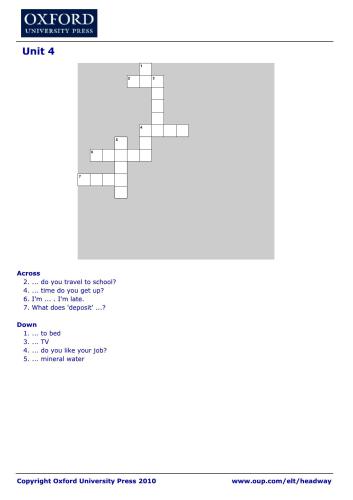 خرید و دانلود نسخه کامل کتاب New Headway Elementary Crossword. Unit 04_68bfc241df903.jpeg خرید و دانلود نسخه کامل کتاب New Headway Elementary Crossword. Unit 04